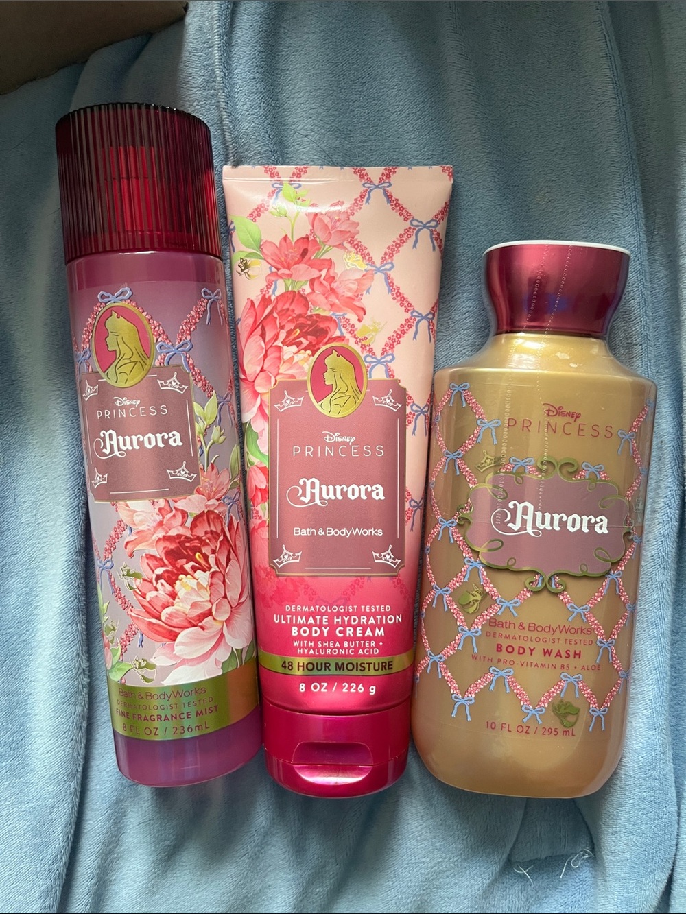 Bath & Body Works Aurora Princess Bath & Body Set — Pink, Gold